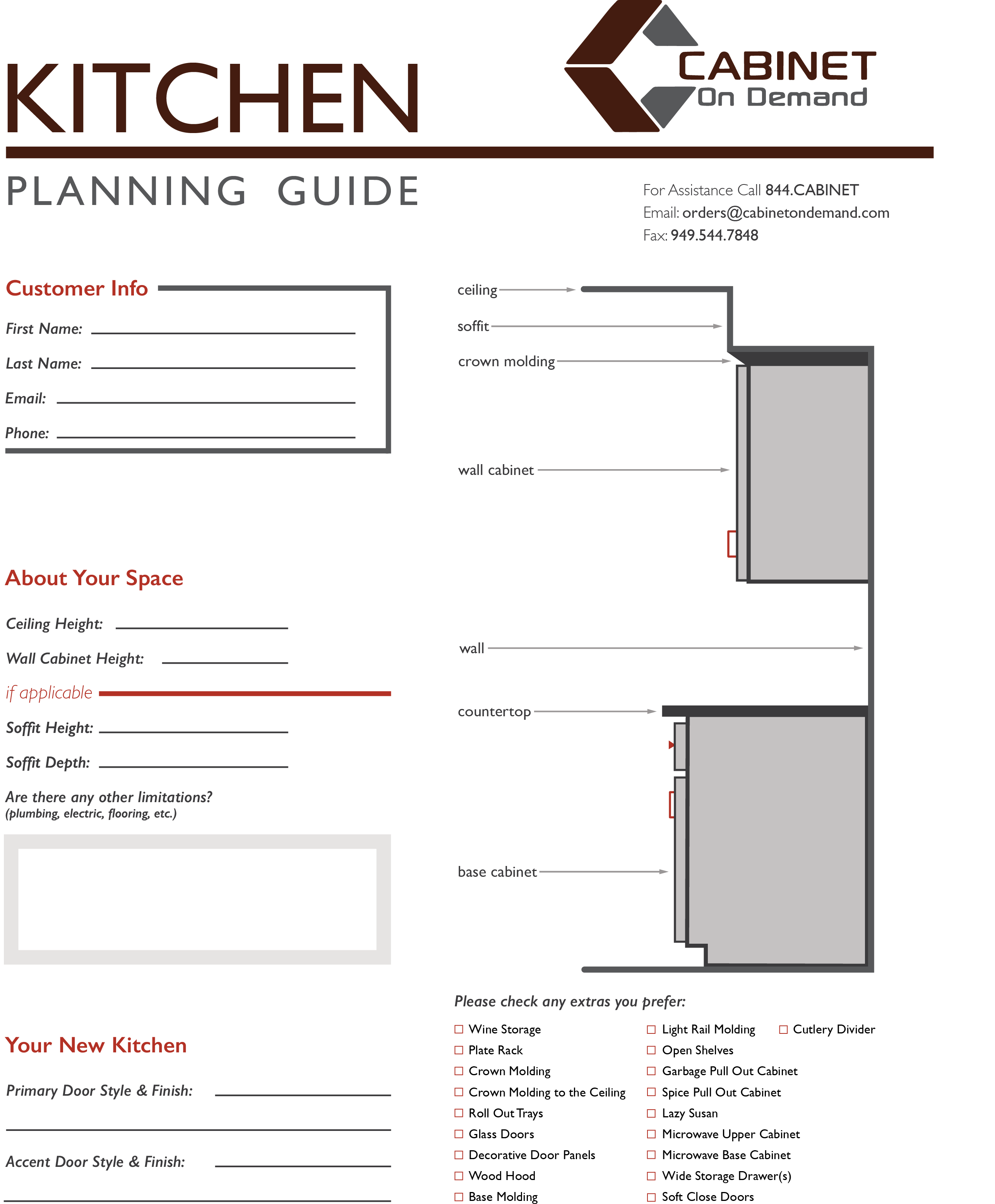 Kitchen Design Planning Guide - Cabinetondemand